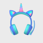 Glowing Bluetooth Headset Cat Ear Children's Headphones Crown Headset