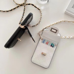 Women's Fashion Slant Across The Lambskin Phone Case