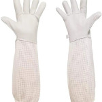 Protection Products Three-layer Breathable Mesh Sheepskin Anti-bee Gloves