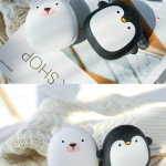 Penguin Polar Bear Portable USB Mini Power Bank