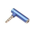 Phone Tablet 3.5mm Male To Female 90 Degree Turn Audio Adapter