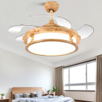 Japanese Style Household Invisible Silent Fan Lamp