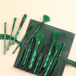 11 Makeup Brush Set Bamboo Handle Soft Bristles