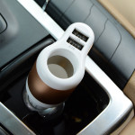 Car Charger One For Three Car Cigarette Lighter Dual Usb Fast Charge Transfer Interface Universal Smart Phone Car Charger