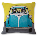 Modern Retro Car Cushion Office