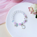 Women's Fashion Temperament Cute Cat Crystal Beads String