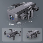 Mini folding drone aerial photography vehicle