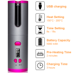 Curling Iron USB Wireless Multifunctional Charging Curler