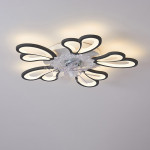 Modern Simple Living Room Light New Quiet Bedroom Ceiling Fan Light