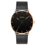 Stainless Steel Mesh Band Business Quartz Watch