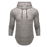 Men's European Fashion Solid Color Hoodie