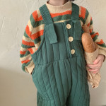 Children's New Cotton Padded Suspenders Thickened For Warmth