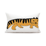 Nordic Ins Cartoon Tiger Living Room Sofa Pillow Cover