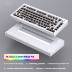 Heiji Snake Mechanical Keyboard Kit Aluminum Tuo Three-mode No Wired Bluetooth