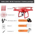 Cross-Border Drone Remote Control Aircraft HD 4k Dual Lens Camera Long Endurance Helicopter Model Fixed Altitude Aircraft