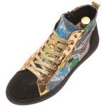 Fashion Rhinestone Sequins New Breathable High Top Board Shoes