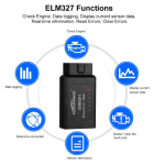 KONNWEI KW910 supports the full protocol ELM327 OBD2 vehicle fault diagnosis instrument detector tool