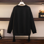 Large Women's Round Neck Pullover Women