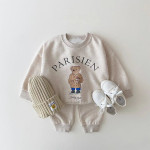 Autumn And Winter Children Sweater Casual Long-sleeved Two-piece Set