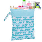 Cartoon Pattern Wet Dry Diaper Bag Cute Travel Portable Diaper Nappy Storage Bag#3 