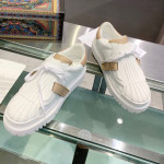 Biscuit Shoes Lace-up Platform Platform Casual White Shoes