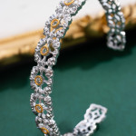 S925 Silver Natural Topaz Bracelet