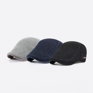 New Style Caps Men's Mesh Breathable Beret Women's