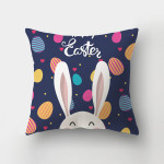 Nordic Minimalist Easter Rabbit Peach Skin Fabric Pillow Cushion Cover