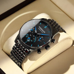 Men's Fashion Multifunctional Waterproof Quartz Watch