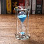 60 Minute Round Faceted Crystal Hourglass Creative Color