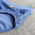 Fashion Triangle Swimming Pants Solid Nylon