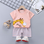 Summer Cotton Children's Short-sleeved Shorts Suit