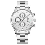 Fashion Calendar Steel Band Quartz Men's Watch