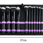 15 Makeup Brushes Set Black Cosmetic Brush Full Set