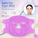 Hot Compress Heat Protection Sleep Travel Hollow Eye Mask