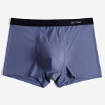 Printed Hollowed Out Mesh Breathable U Convex Boxer Briefs