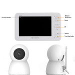 5 Inch Large Screen Baby Monitor Baby Monitor Home 1080P High-Definition Baby Care Device