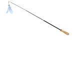 Funny Cat Stick Long Rod Gnawing Feather Retractable