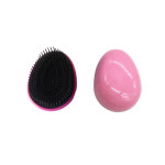 Massage Comb Egg Egg Comb Abs Plastic Black Smooth Hair Comb