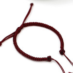 Hand-woven Snake Knot Simple Semi-finished Red Rope Bracelet