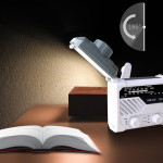 Solar Hand-Cranked Radio Torch With Wb Weather Forecast