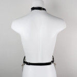 PU Material Chain Adjustable Leather Strap Binding Garment