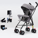 Sit And Lie Down Baby Portable Folding Simple Trolley