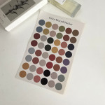 Morandi Earth Color Polka Dot Hand Account Seal Sticker