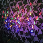 Outdoor Waterproof Solar Leaf Lawn LED String Lights