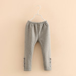 Small And Medium-sized Children's Trousers Plus Velvet Thickened Outer Wear