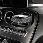 Encrusted Water Cup Bracket Car Interior Ashtray Bracket Diamond Decoration