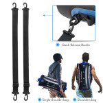 12L Outdoor Camping Shower Bag Folding Water Bag Container Sack With Air Pump 1.9m Hose Shower Head For Hiking Picnic Tourism