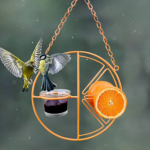 Hanging Metal Bracket For Outdoor Feeding Of Hummingbirds