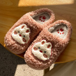 Non-slip Cute Indoor Home Dormitory Plush Couple Slippers